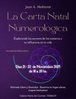La Carta Natal Numerologica Seminario 2025 La Carta Natal Numerologica Seminario 2025